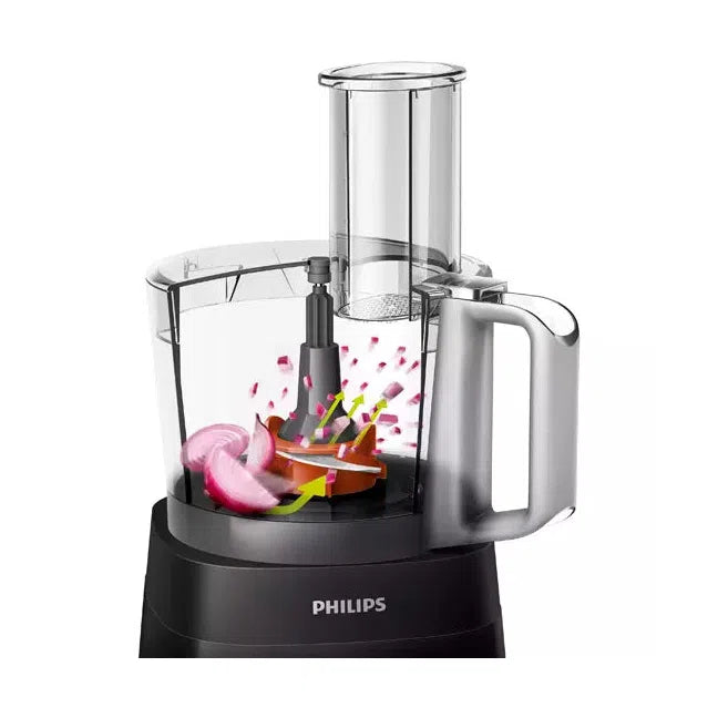 Phillips Procesador de Alimentos HR7301/91, 750W, Negro