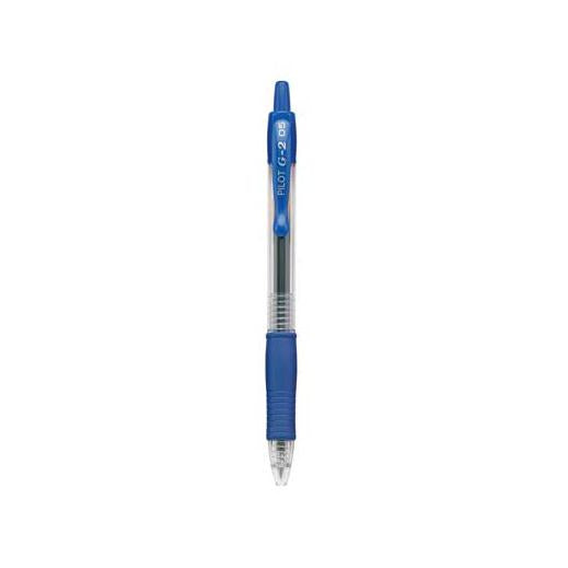 Pilot Bolígrafo G2-5 Gel Ink, Azul, 12 Piezas