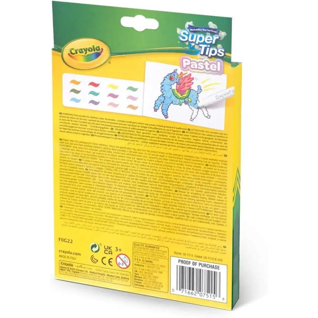 marcadores plumones crayola super tips