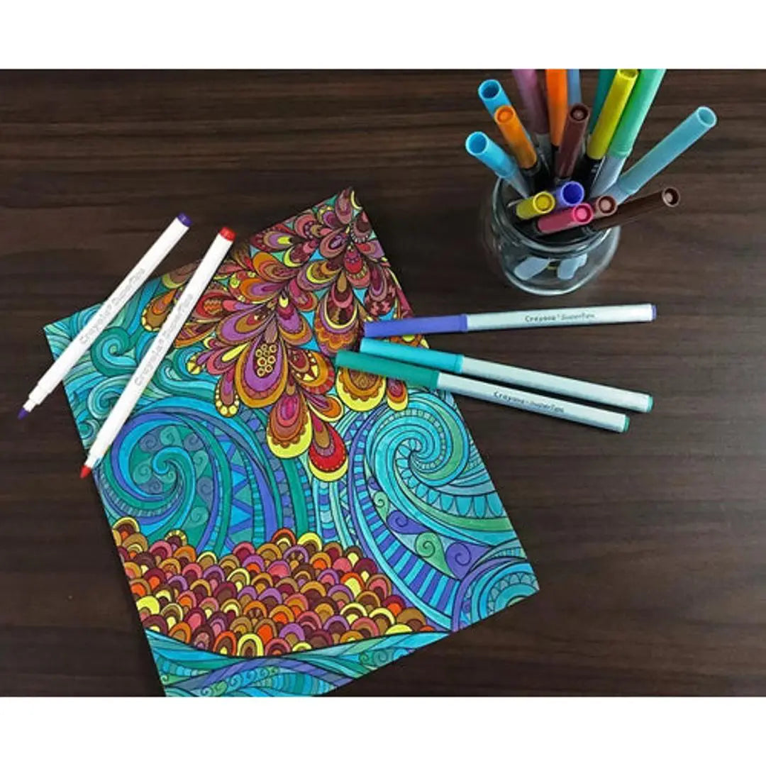 marcadores plumones crayola super tips