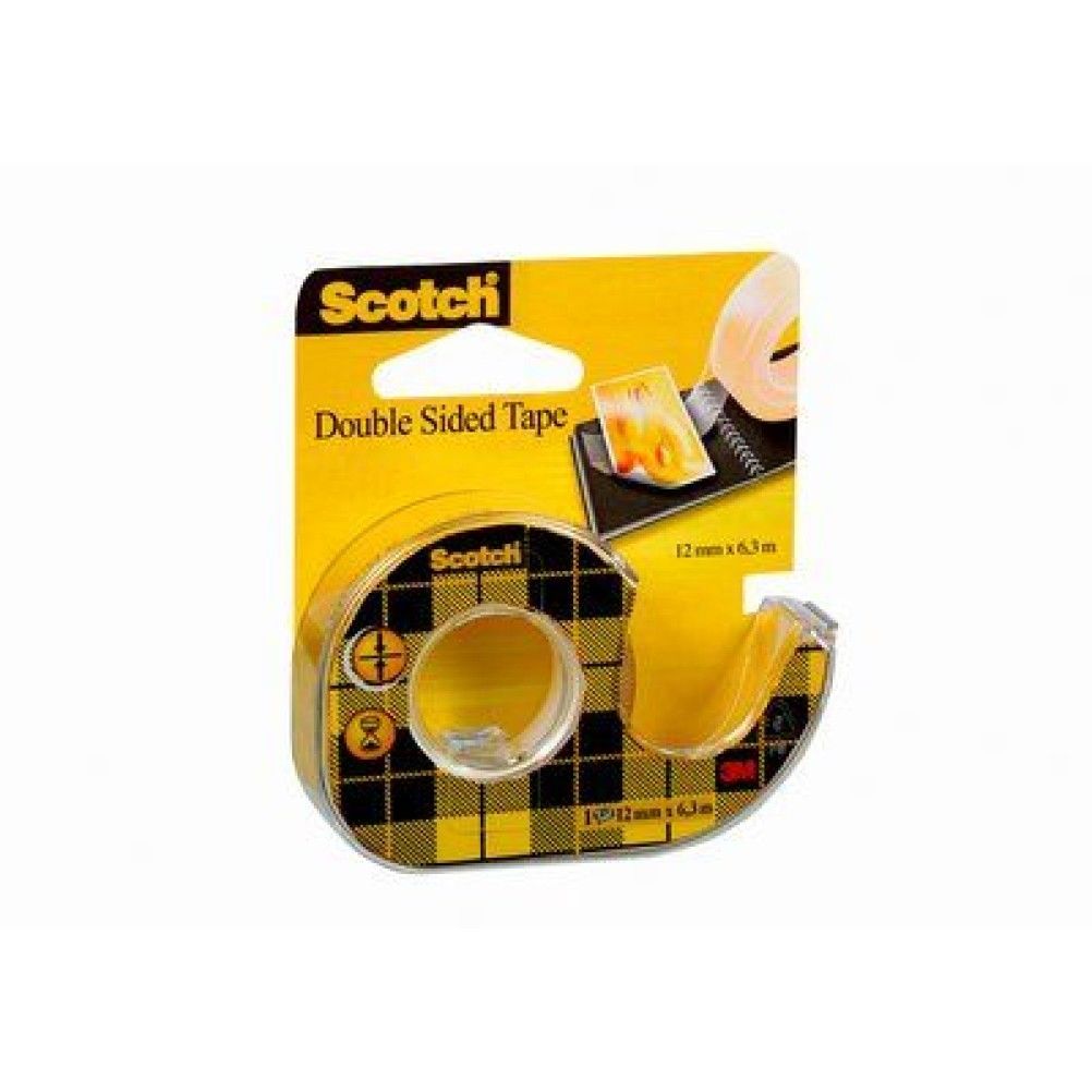 Cinta Doble Capa Scotch 012X6.3 Mts C/Despachador