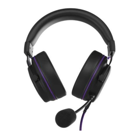 Primus Audífonos Gamer ARCUS260S, Alámbrico, 1.8 Metros, USB-C, Negro/Morado