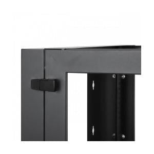 Manhattan Rack Abierto 19'' para Montaje en Pared, hasta 40KG, 6U, Negro