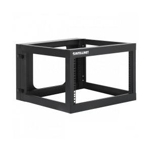 Manhattan Rack Abierto 19'' para Montaje en Pared, hasta 40KG, 6U, Negro