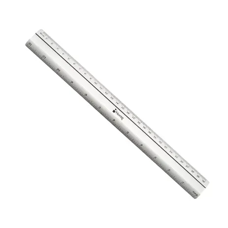 Regla Nextep Metalica de Aluminio 30 cm c/6 Pzas