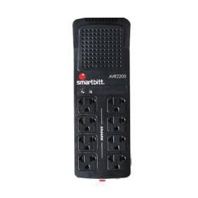 Regulador Smartbitt SBAVR2200, 1100W, 2200VA, 8 Salidas
