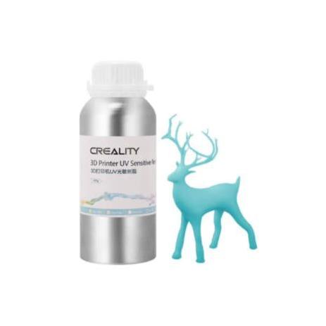 Resina para Impresora 3D Creality, Estándar, 500ml, Azul-Voxart