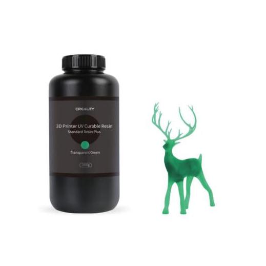 Creality Resina para Impresora 3D 3302020086, Rígida Estándar Plus, 1Kg, Verde
