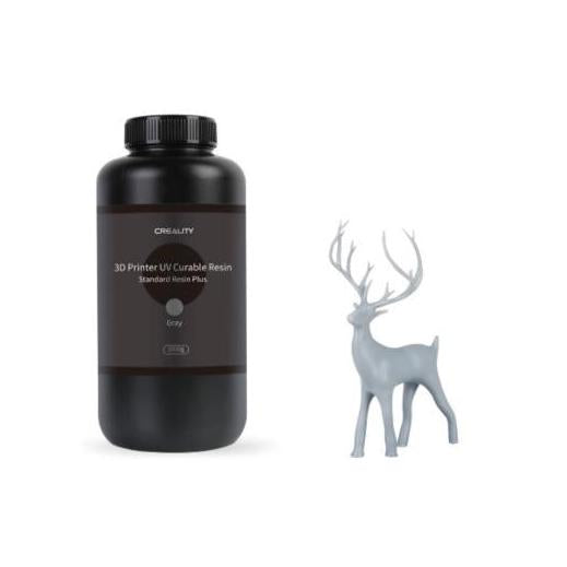 Creality Resina para Impresora 3D 3302020089, Rígida Estándar Plus, 1Kg, Gris