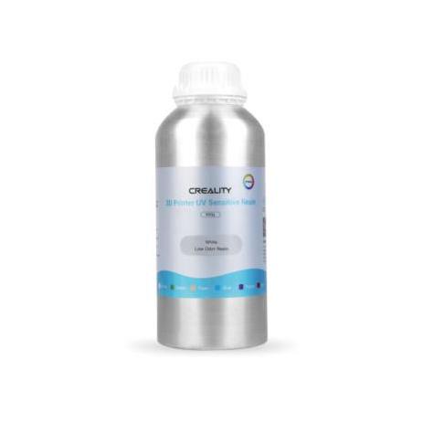 Creality Resina para Impresora 3D 3302030013, Rígida Bajo, 0.5Kg, Blanco
