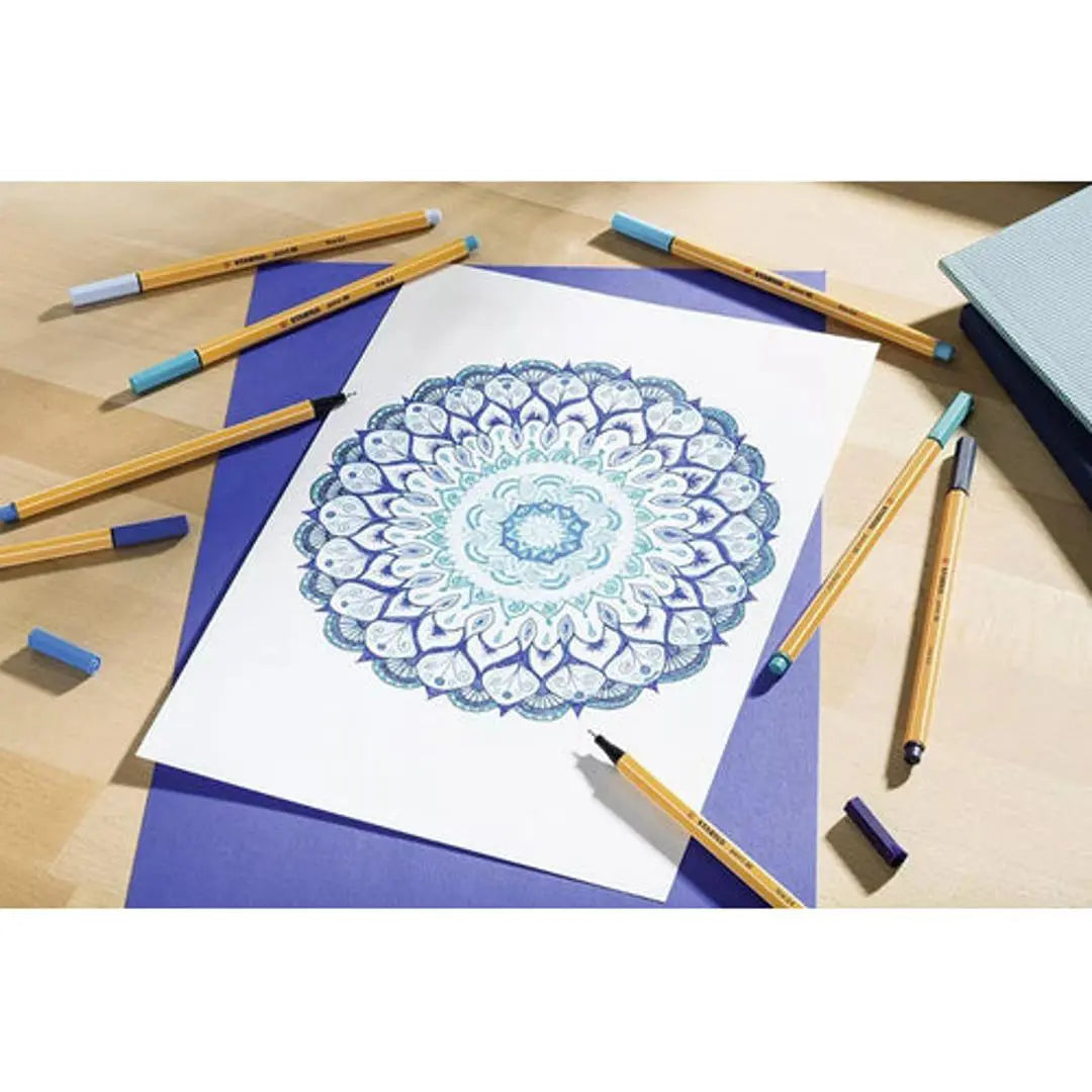 Rotulador Stabilo Point 88 Punta 0.4 Mm Estuche 15 Colores