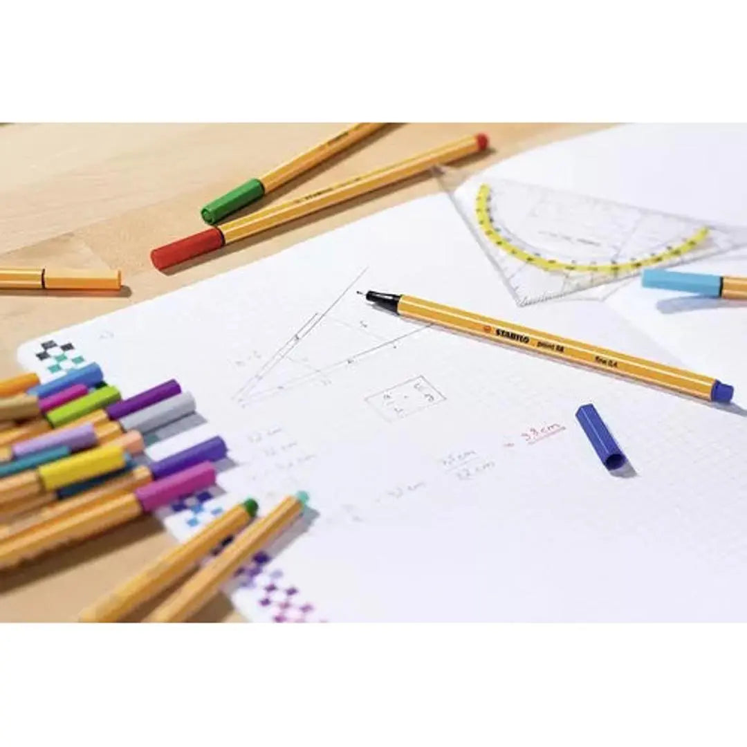 Rotulador Stabilo Point 88 Punta 0.4 Mm Estuche 25 Colores