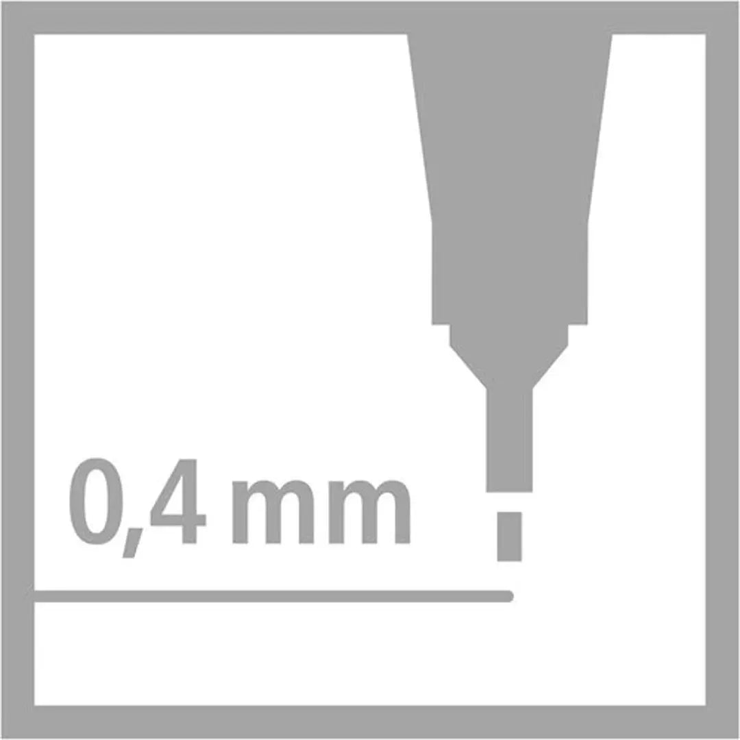 Rotulador Stabilo Point 88 Punta 0.4 Mm Estuche 25 Colores
