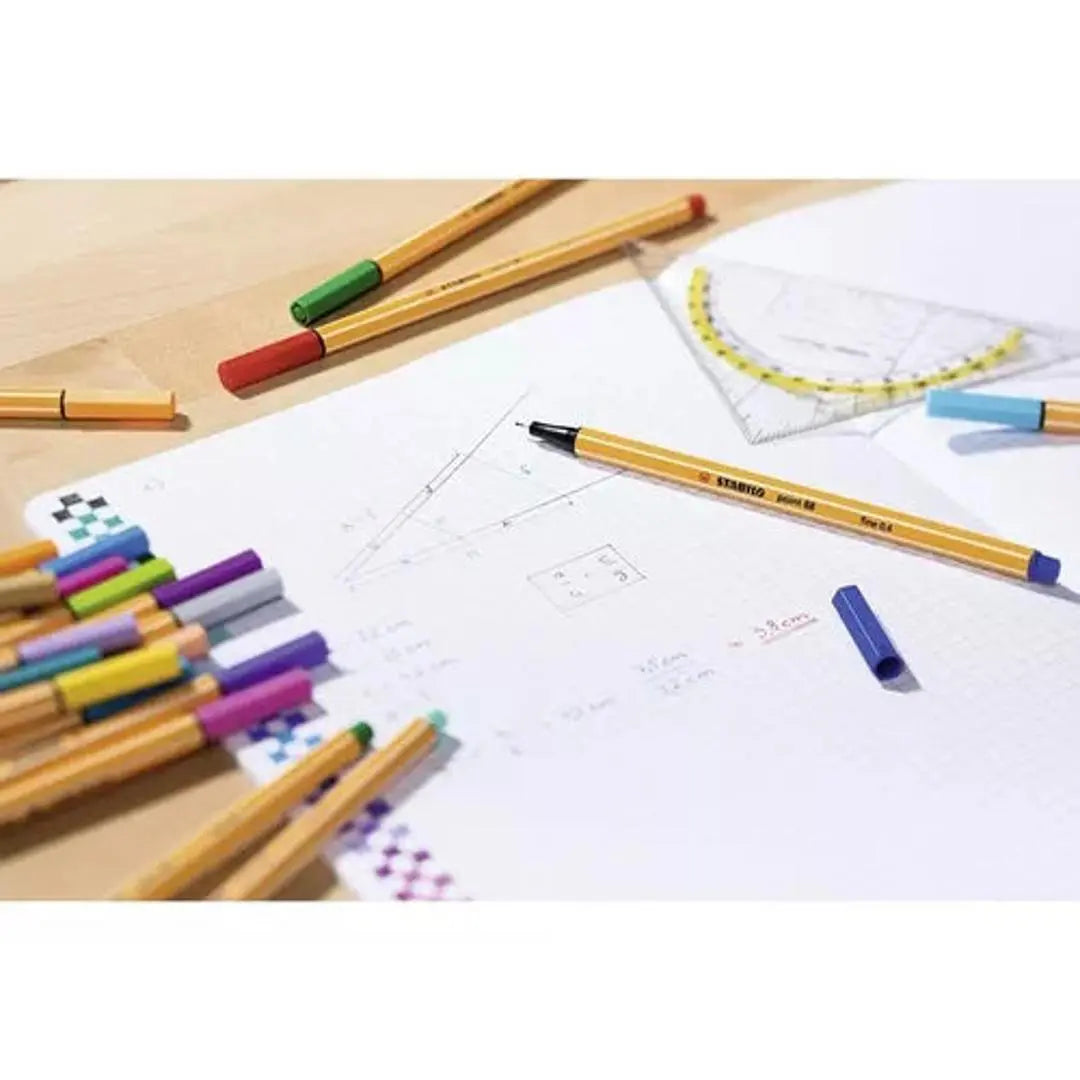 Rotulador Stabilo Point 88 Punta 0.4 Mm Estuche 30 Colores