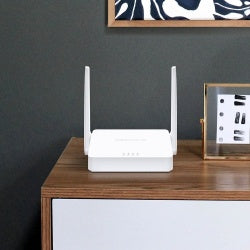 Router Mercusys Fast Ethernet MW302R, Inalámbrico, 300 Mbit/s, 3x RJ-45, 2.4GHz, con 2 Antenas Externas de 5dBi