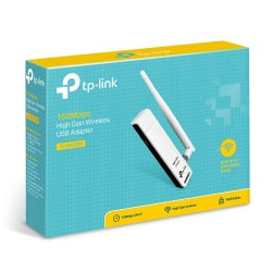 TP-Link Adaptador de Red USB TL-WN722N, Inalámbrico, 2.4 - 2.4835 GHz, con Antena de 4dBi