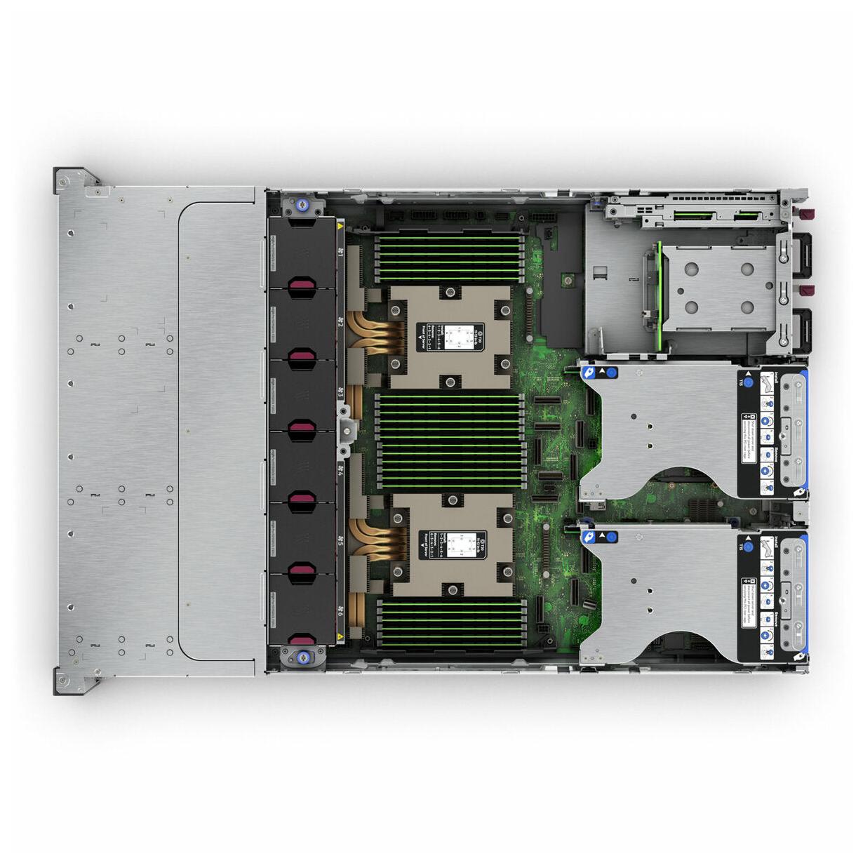 Servidor HPE ProLiant DL385 Gen11, AMD Epyc 9124 3GHz, 32GB DDR5, máx. 261.12TB, 2.5", Rack (2U) ― no Sistema Operativo Instalado