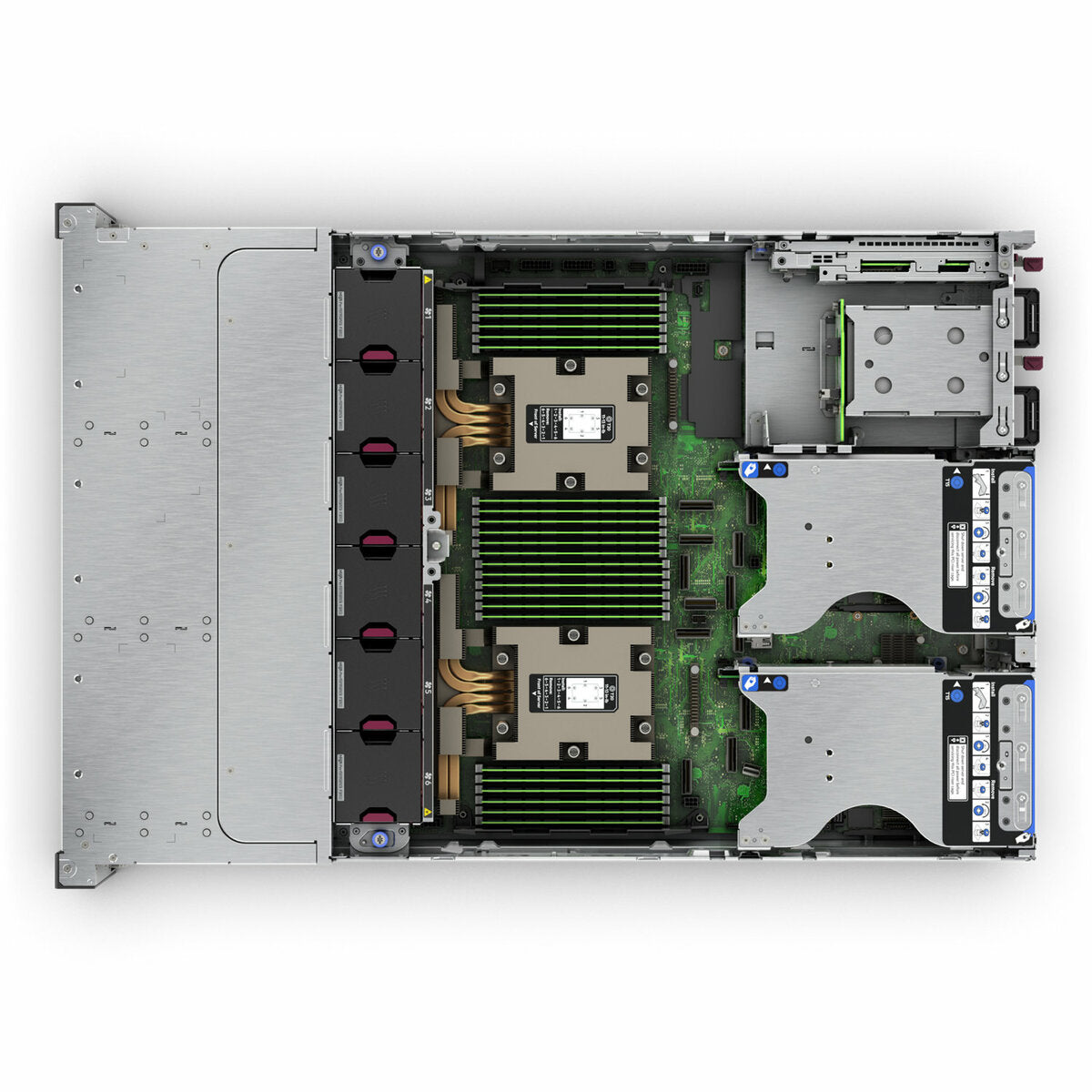 Servidor HPE ProLiant DL385 Gen11, AMD Epyc 9124 3GHz, 32GB DDR5, máx. 261.12TB, 2.5", Rack (2U) ― no Sistema Operativo Instalado
