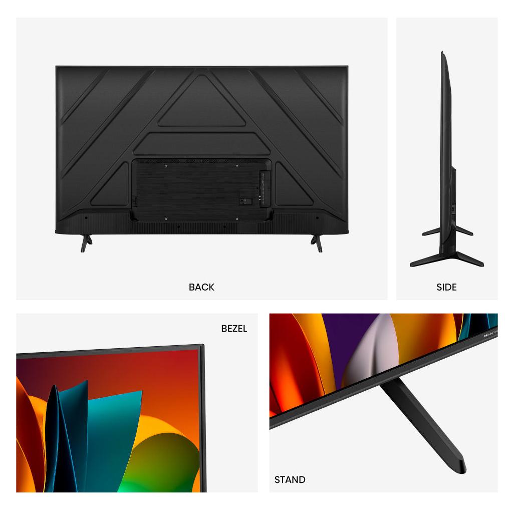 Hisense Smart TV QLED 50QD6N 50", 4K Ultra HD, Negro