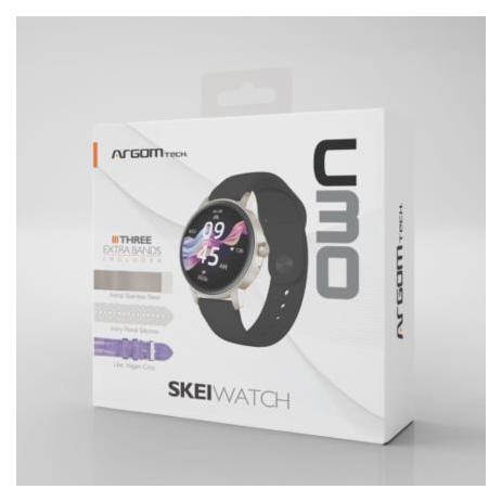 Smartwatch Skeiwatch C30, Touch, Bluetooth 5.3, Android/iOS, Beige