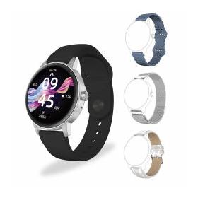 ArgomTech Smartwatch Skeiwatch C30, Touch, Bluetooth 5.3, Android/iOS, Plata - Resistente al Agua/Polvo