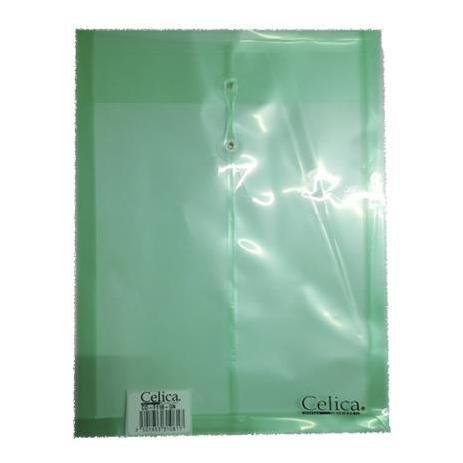 SOBRE P/DOCUMENTOS CELICA T/CARTA C/HILO VERDE C/12 PIEZAS