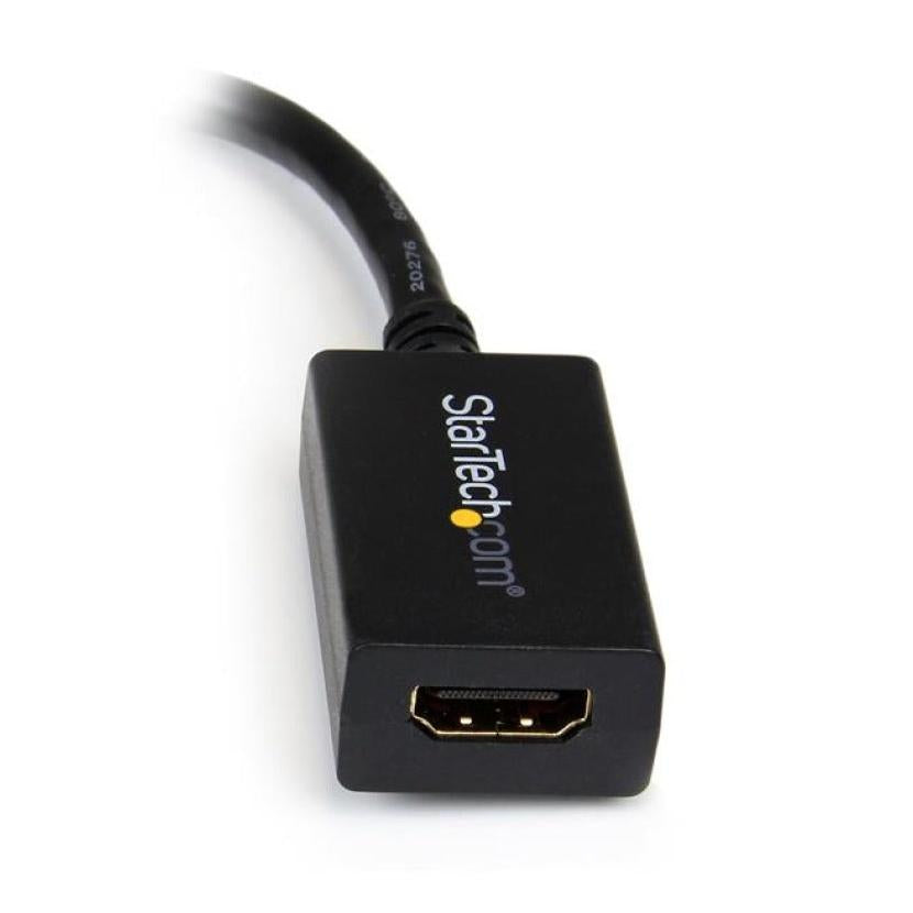 Adaptador DisplayPort 1.2 Macho - HDMI Hembra, 1080p, Negro