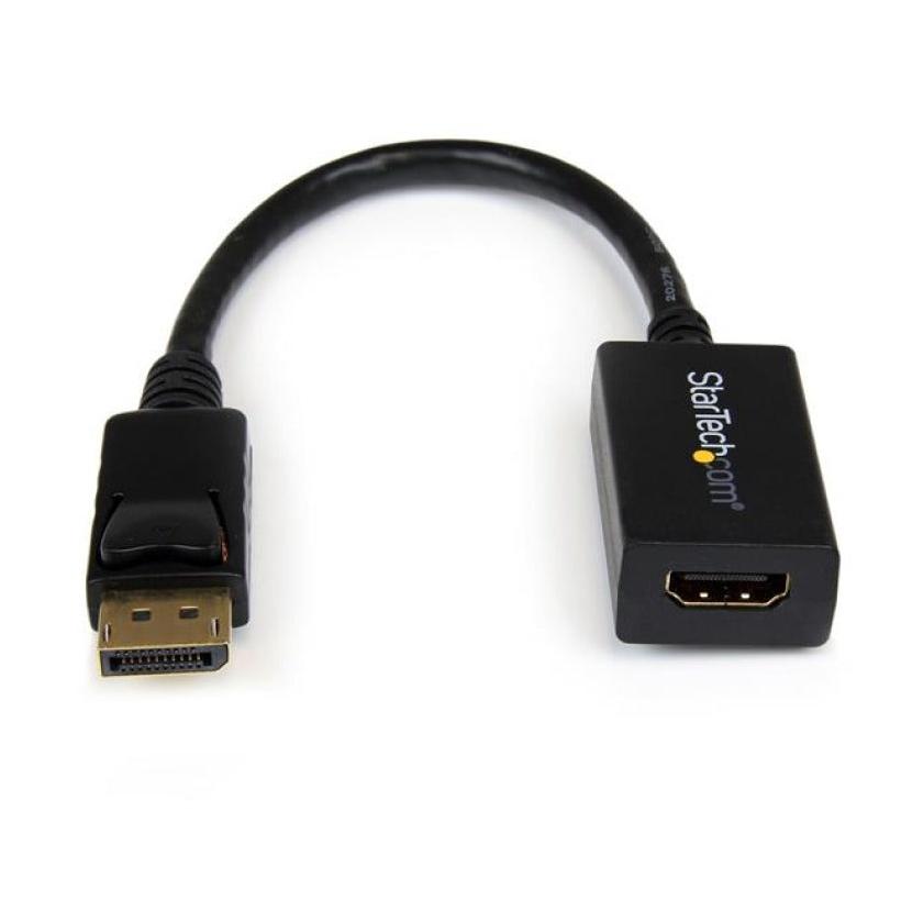 Adaptador DisplayPort 1.2 Macho - HDMI Hembra, 1080p, Negro