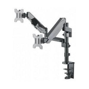 Manhattan Soporte de Escritorio 2 Monitores 17" - 32", hasta 8Kg, Negro