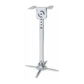 Manhattan Soporte de Techo para Proyector, 50-77cm, hasta 20Kg, Plata