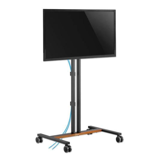 Manhattan Soporte Móvil de Piso 462068 para Pantalla 34" - 55", hasta 35Kg, Negro