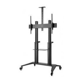 Manhattan Soporte Móvil de Piso 462341 para Pantalla 70" - 120", hasta 140Kg, Negro