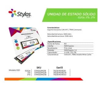 SSD Stylos STMSSDM22B