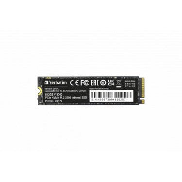 SSD Verbatim Vi3000, 512GB, PCI Express 3.0, M.2