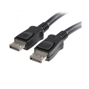 StarTech.com Cable DisplayPort con Certificación VESA DisplayPort 1.2 Macho - DisplayPort 1.2 Macho, 4K, 1.8 Metros, Negro, con Cierre de Seguridad