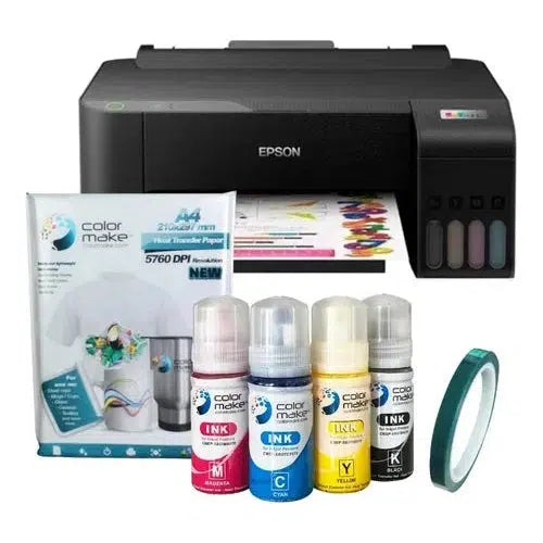 Impresora Epson L1210 Para Sublimación Incluye Tintas Papel A4 y Cinta - Papira.com.mx