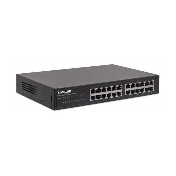 Switch Intellinet Gigabit Ethernet 561273, 24 Puertos 10/100/1000 Mbps , 16384 Entradas - No Administrable