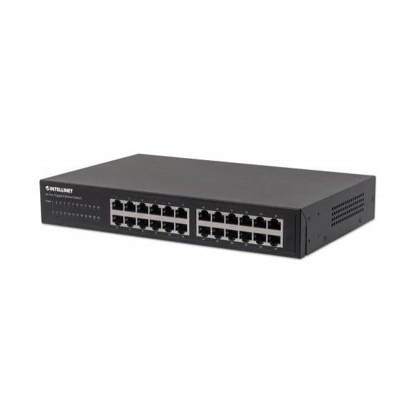 Switch Intellinet Gigabit Ethernet 561273, 24 Puertos 10/100/1000 Mbps , 16384 Entradas - No Administrable