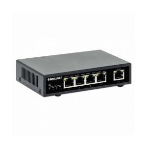 Switch Intellinet Gigabit Ethernet 561839, 5 Puertos PoE 10/100/1000Mbps (4x PoE+), 10 Gbit/s, 2000 Entradas - No Administrable