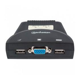 Manhattan Switch KVM 151245, 2x USB, 2x VGA