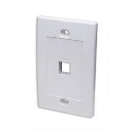 Intellinet Tapa para Caja (Faceplate) 163286, Montaje al Ras, 1 Salida, Blanco