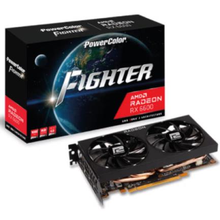 Tarjeta de Video PowerColor Fighter AMD Radeon RX 6600, 8GB 128-bit GDDR6, PCI Express 4.0