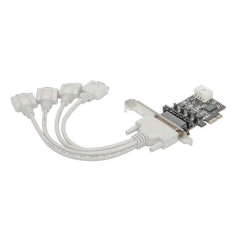 Manhattan Tarjeta PCI Express 153584, DB9, 2.5Gbit/s