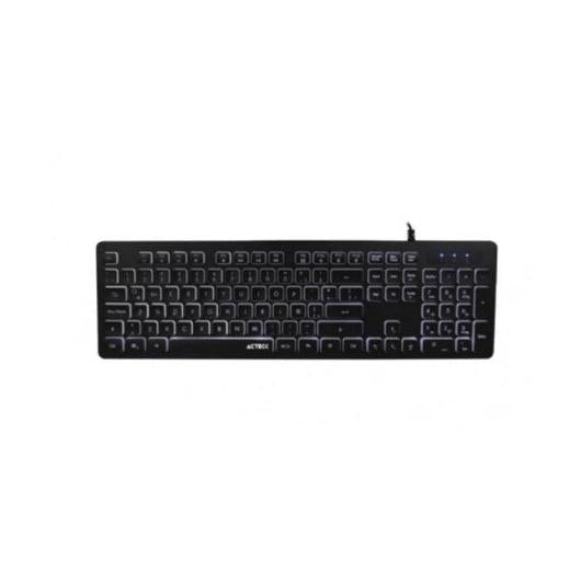 Teclado Acteck Inspire TS425, Alámbrico, USB, Negro (Español)