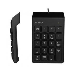 Acteck Teclado Numérico TN220, Alámbrico, USB, Negro