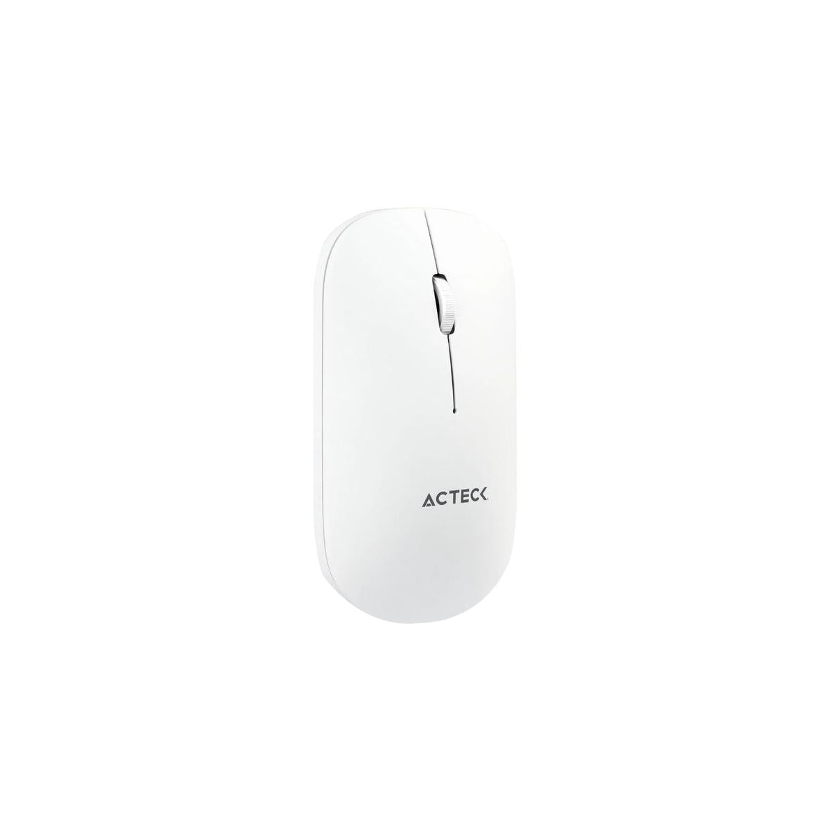Kit de Teclado y Mouse Acteck Creator Virtuos Silk MK720, Inalámbrico, Bluetooth, Blanco (Español)