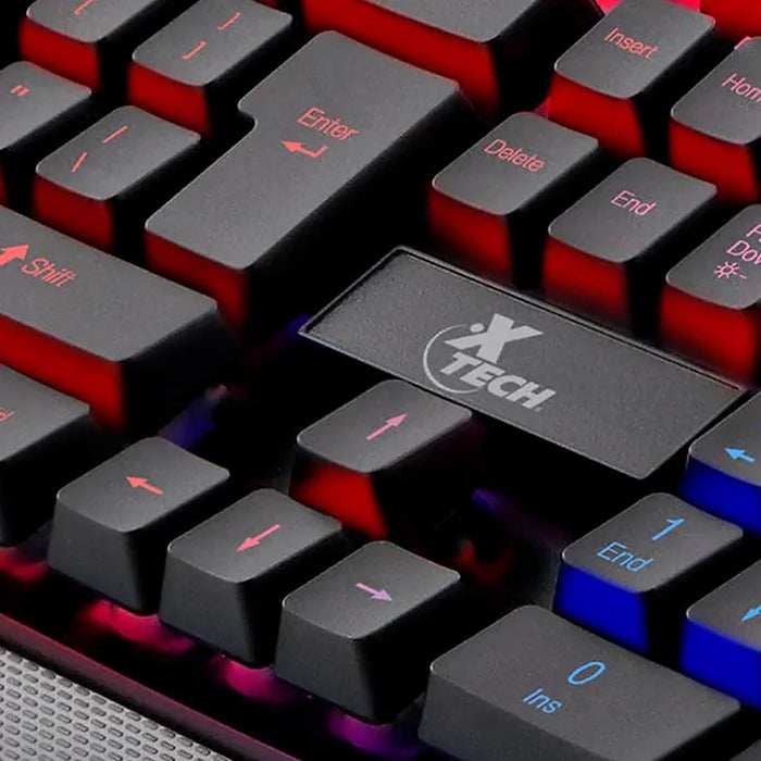 Teclado Gamer Xtech Armiger RGB, Alámbrico, Negro (Español)