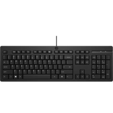Teclado HP 125, Alámbrico, USB, Negro (Español)