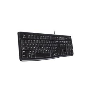 Teclado Logitech K120, USB, Alámbrico, Negro (Español)