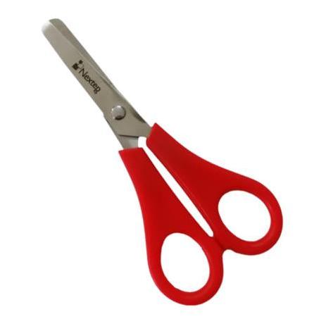 Tijera Nextep Escolar 5" Inoxidable Económica Punta Roma C/12